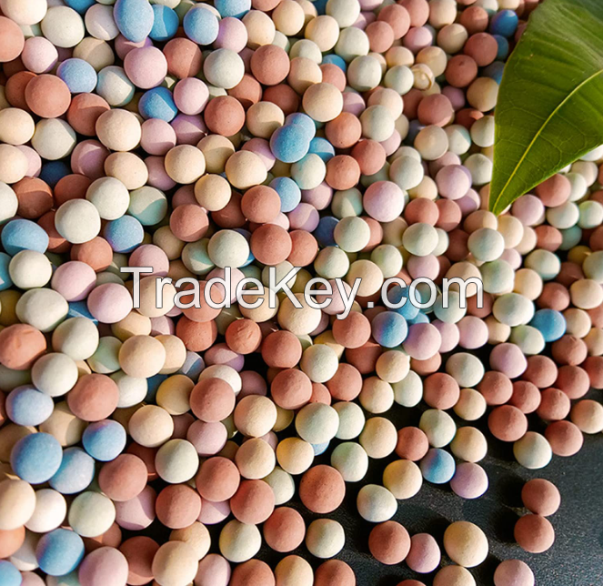 Colorful Expanded Clay pebbels for gardening