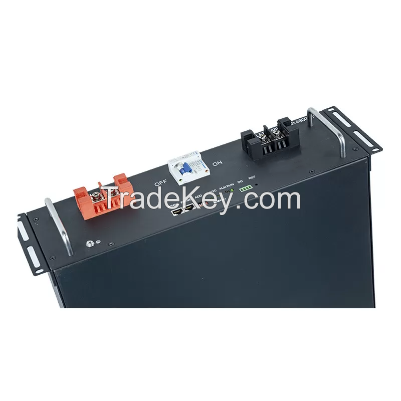 48V100AH Rack mounted battery module for Solar , UPS, telecommunication