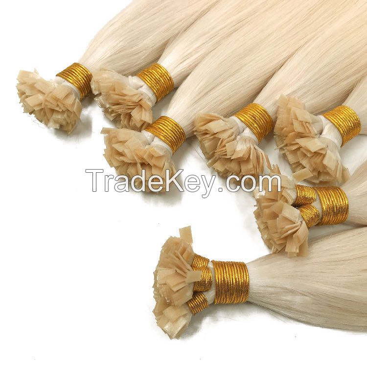 Flat tip hair extension