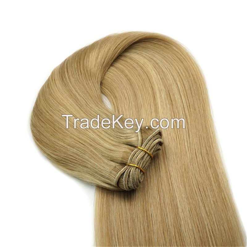 Weft hair extension