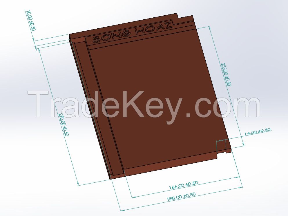 SH Flat Roof Tile - SHF