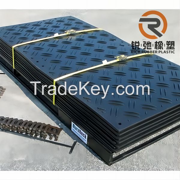 HDPE Plastic Ground Protection Mats and Heavy Duty Mud Ground Mat HDPE Ground Protection Track Mat