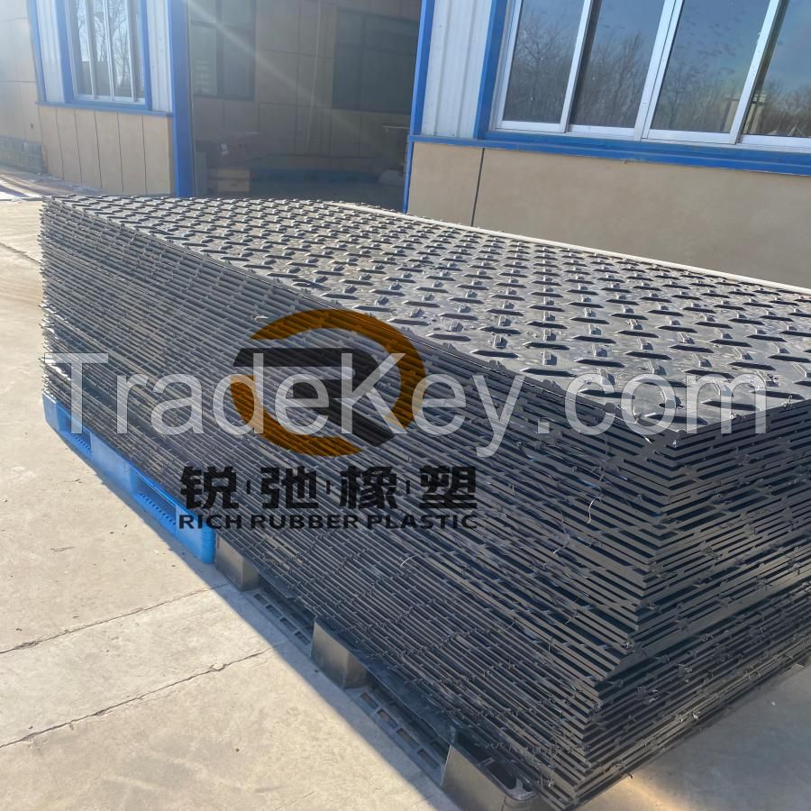 HDPE Plastic Ground Protection Mats and Heavy Duty Mud Ground Mat HDPE Ground Protection Track Mat