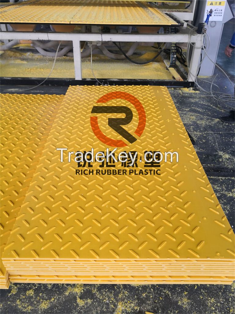 HDPE Plastic Ground Protection Mats and Heavy Duty Mud Ground Mat HDPE Ground Protection Track Mat