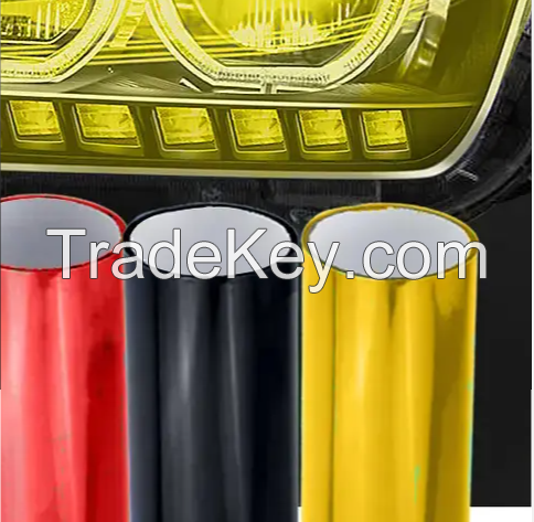 New Style Pvc Adhesive Color Changed Sticker Car Tuning Chameleon Headlight Film Car Lamp Film DDM-Orange
