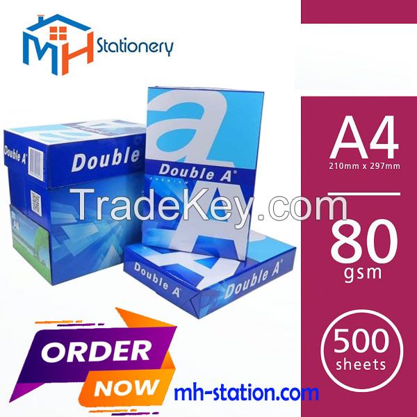 Double A copy paper A4 80 gsm premium quality