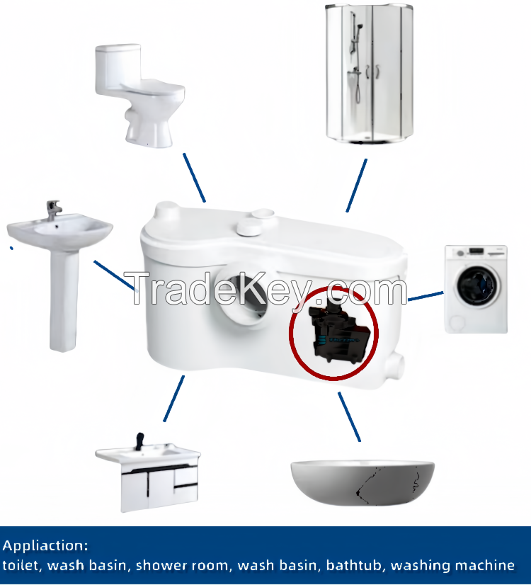 Macerating Sump Pump Toilet Waste Pump System