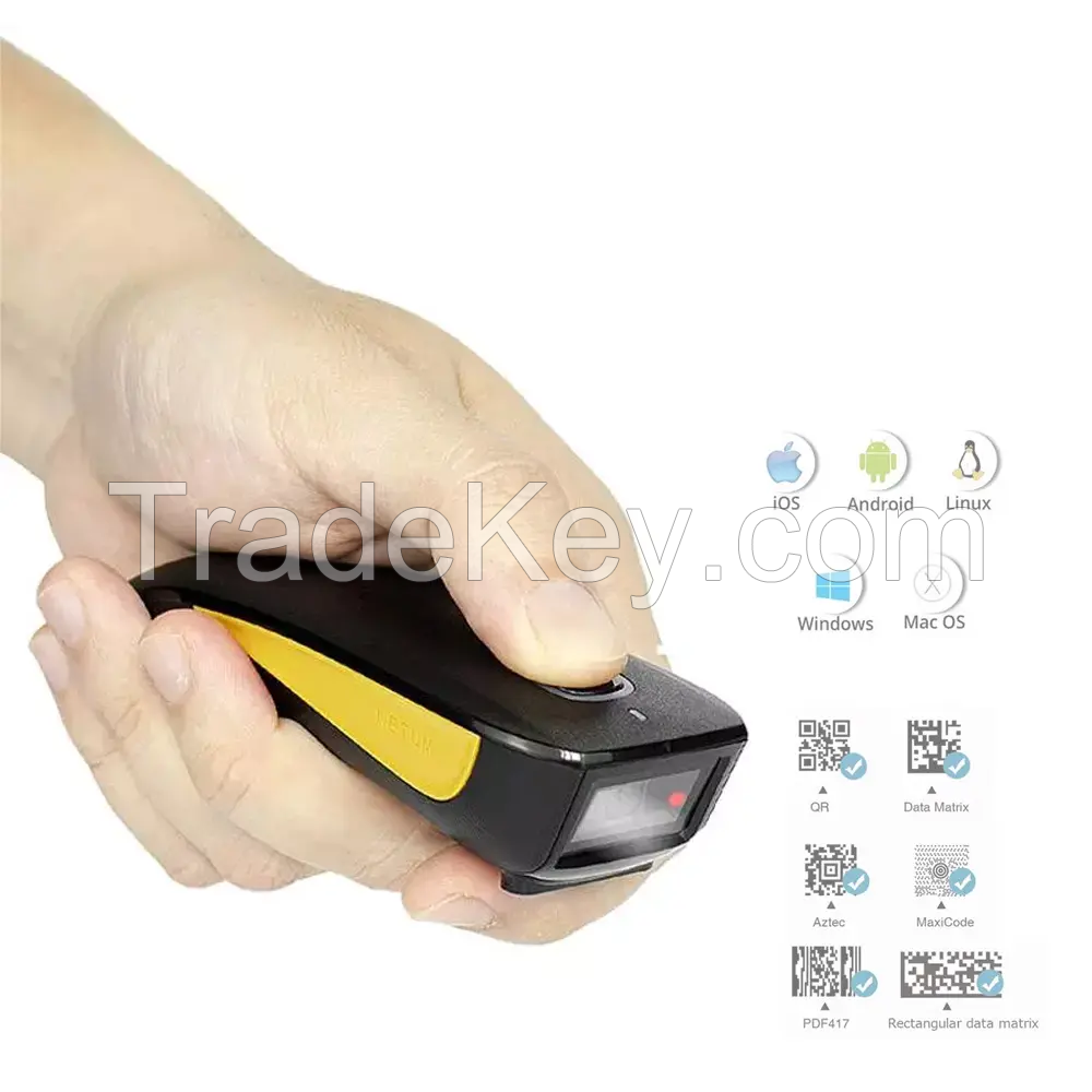 NETUM C750 OEM Handheld Bluetooth Bar code Reader Portable Mini Wireless 1D 2D Qr Code Barcode Scanner