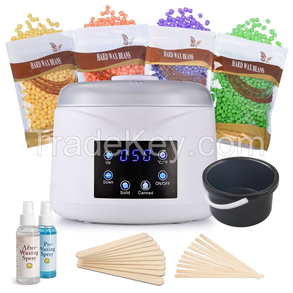 YM-8440 Digital Touch Screen 500ML Wax Heater for Hair Removal-non-stick pan