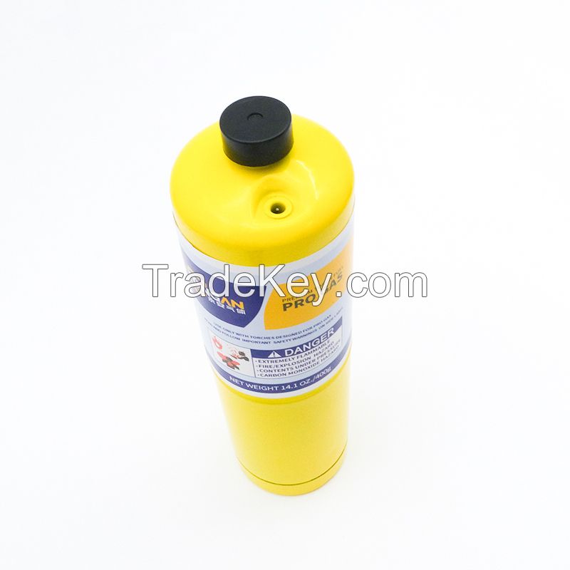 DOT NON-refillable empty mapp gas cylinder