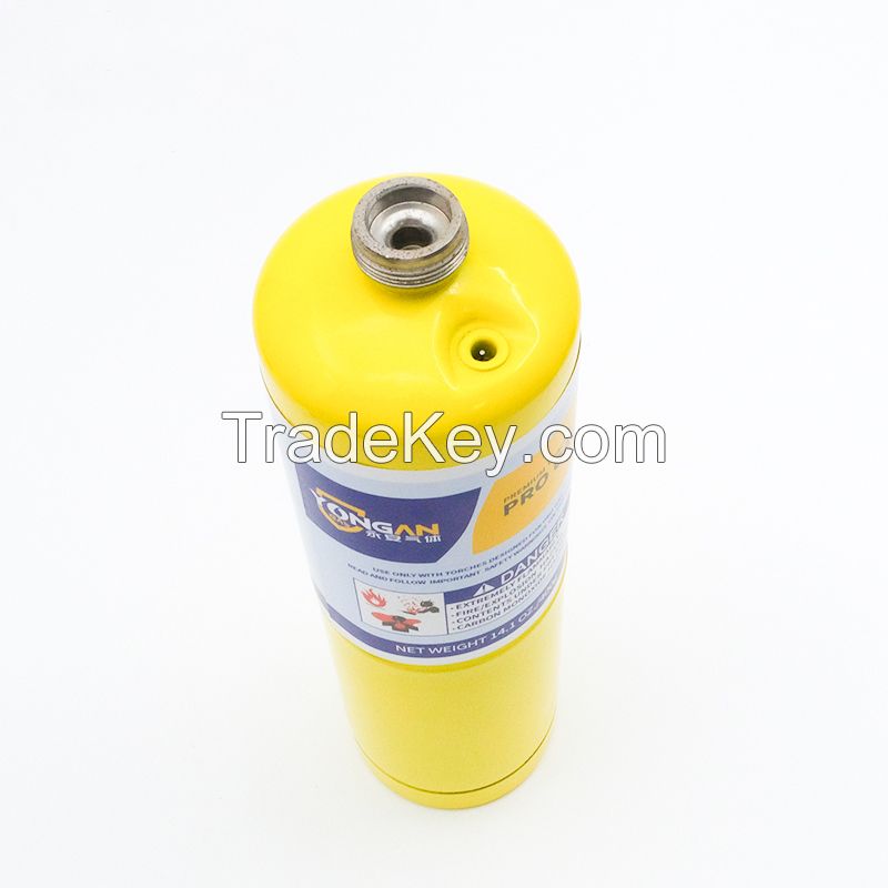 DOT NON-refillable empty mapp gas cylinder