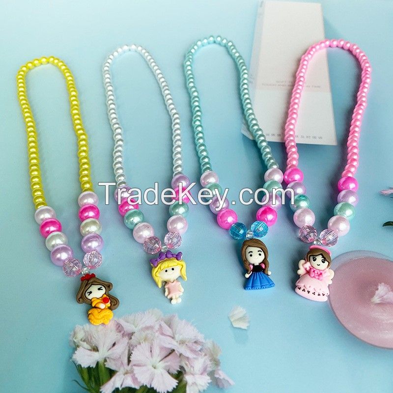 Kids Gifts Plastic Bead Bracelet Colourful Beaded Bracelet Girls Toys Plastic Toys