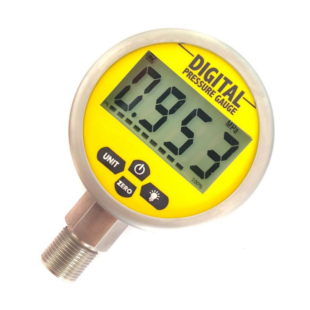 New style gas water oil industrial digital display pressure gauge