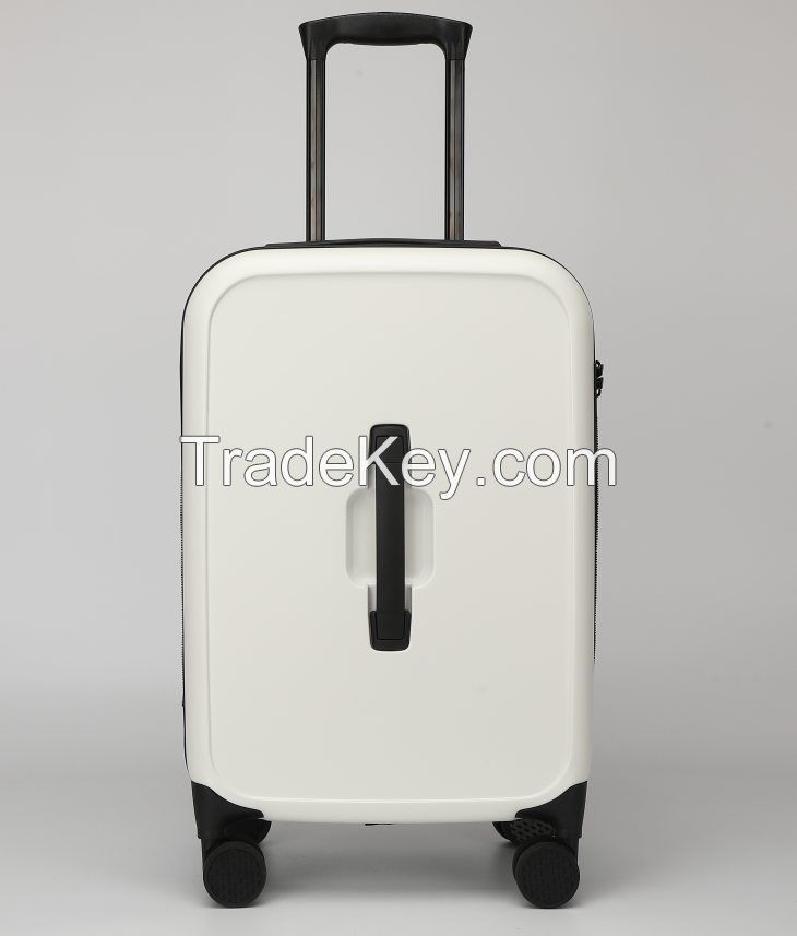 Folding luggage with cup holder 20 inch hard luggage expandable luggage 