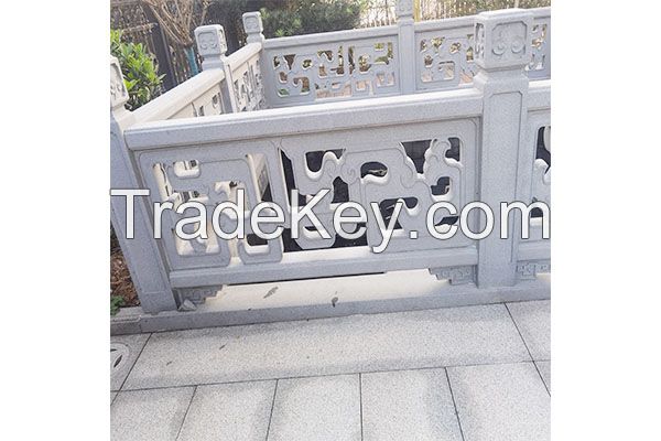 Villa stone railings