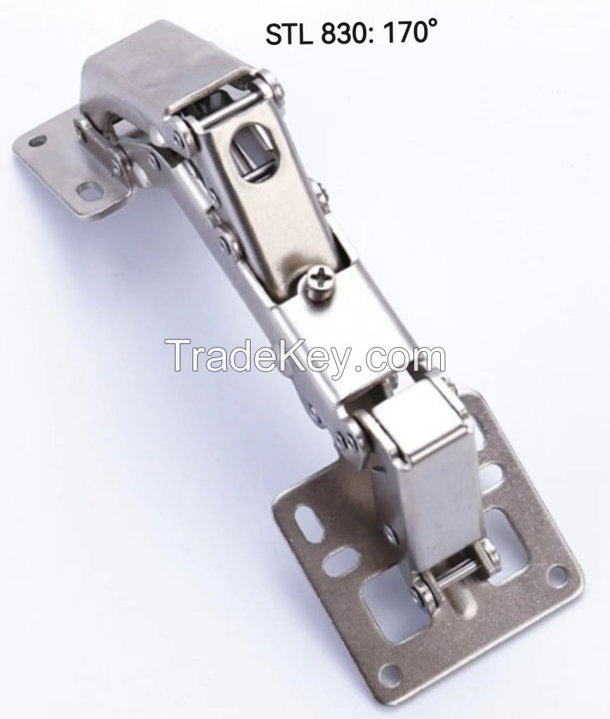 STL-830:170 degree cabinet hinge/soft closing/ no need to drill hole