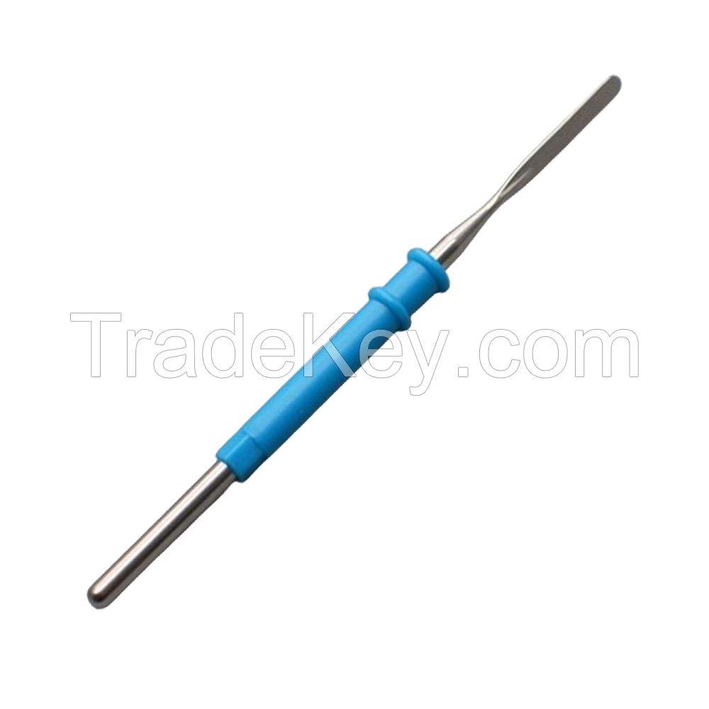 Reusable Isolated Monopolar Diathermy Standard Short Electrodes Shaft 4mm straight knife Electrode