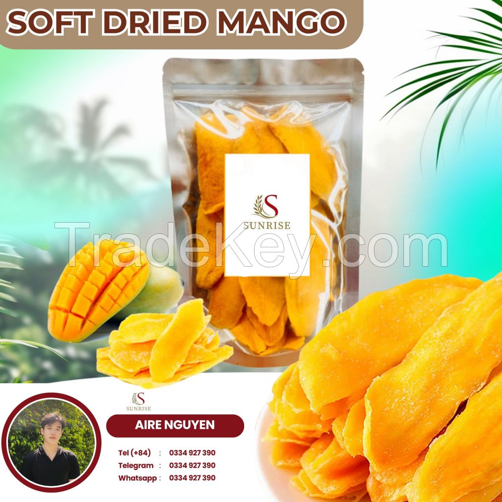 Soft dried mango