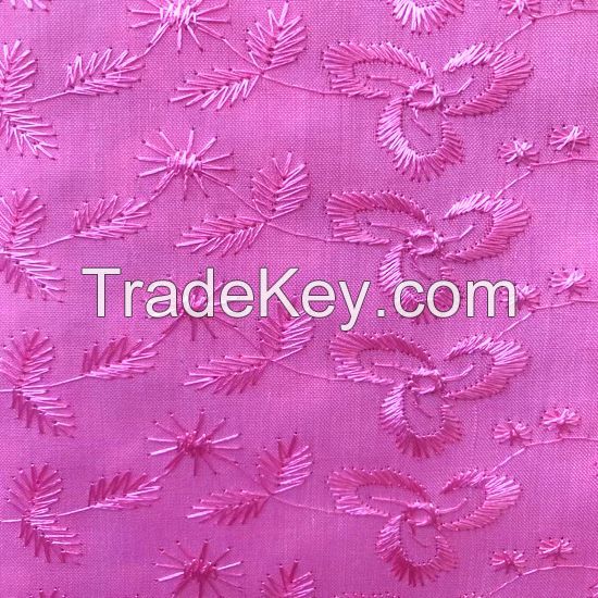 High quality embroidery fabrics