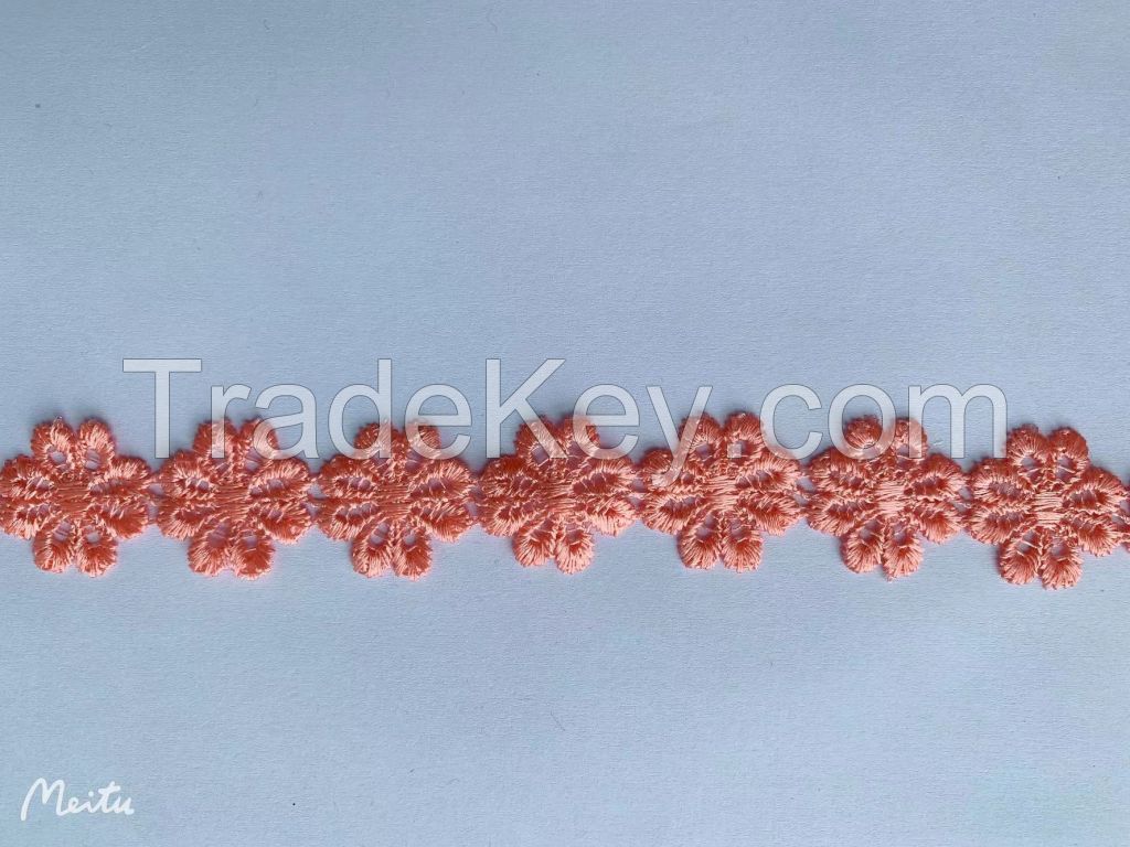 embroidery lace fabric trimming