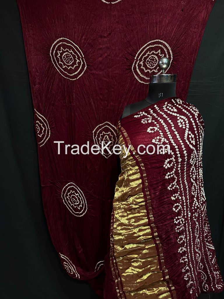 Kasumba Bandhej Sarees