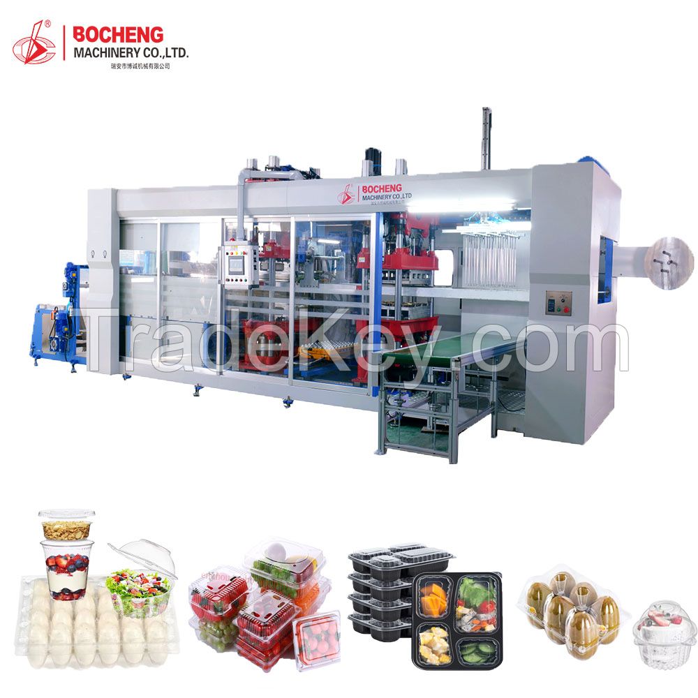 ZN760 Large Automatic PET Thermoforming Machine Making Disposable Egg Tray