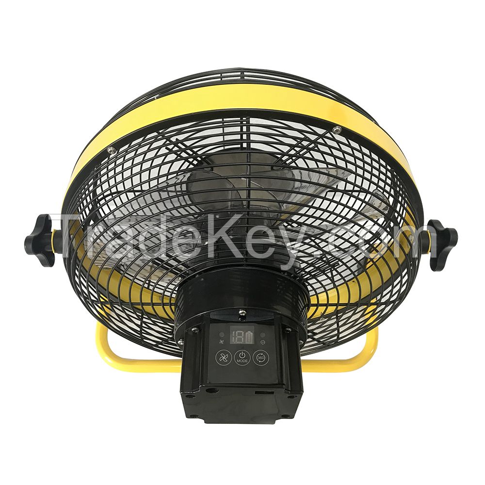 High Speed Velocity All-round Rotation Blades Metal Household Portable Air Cooling Floor Fan