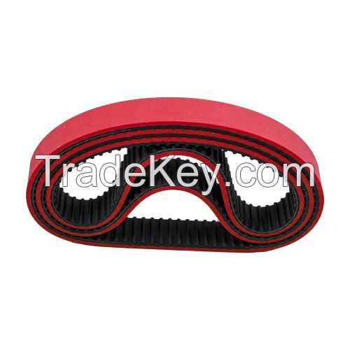 red ruber coated timing belt