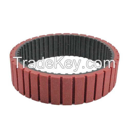 red ruber coated timing belt