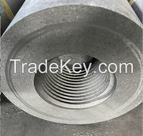 Graphite electrode thread