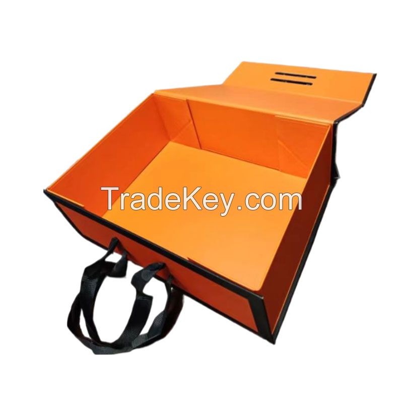 One-piece foldable high-end gift box