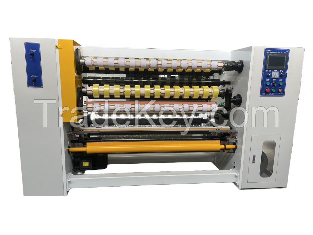 GD-210 China Factory printed adhesive tape making machine price/ adhesive tape roll slitting machine