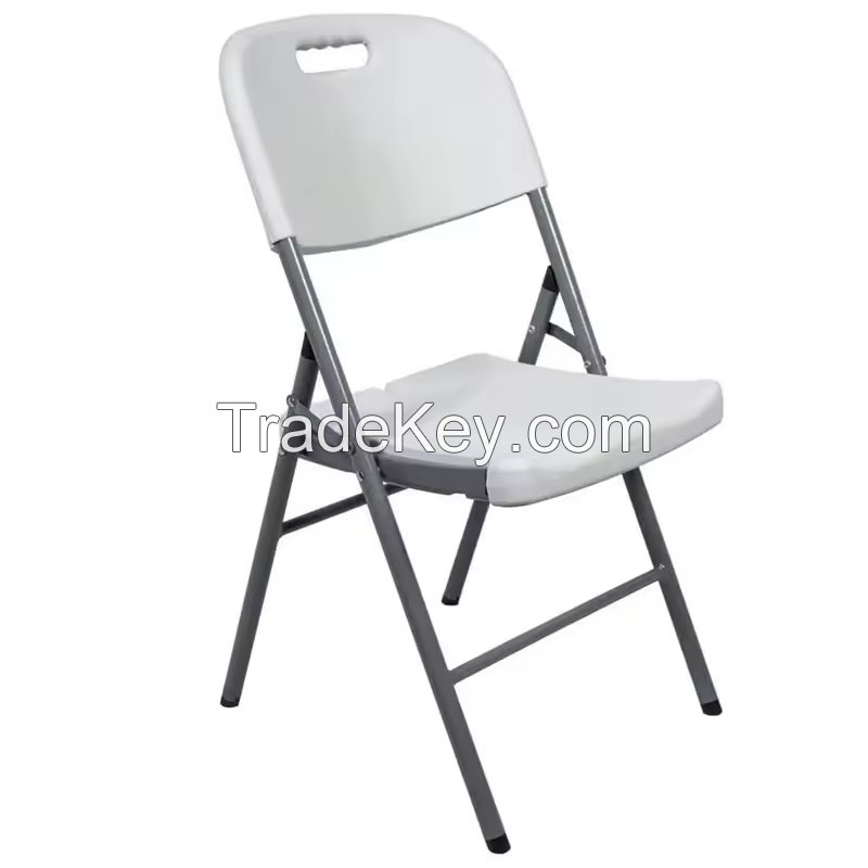 Portable Outdoor Chair HDPE Camping Restaurant Office Chair Can Be Stacked