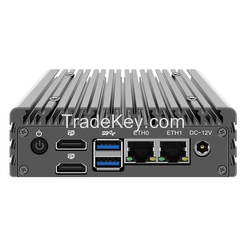  X86 P5 12th Gen Mini Router Intel i3 N305 N200 N100 N97 DDR5 Firewall PC 2xi226-V 2.5G LAN Fanless Mini PC Proxmox Server