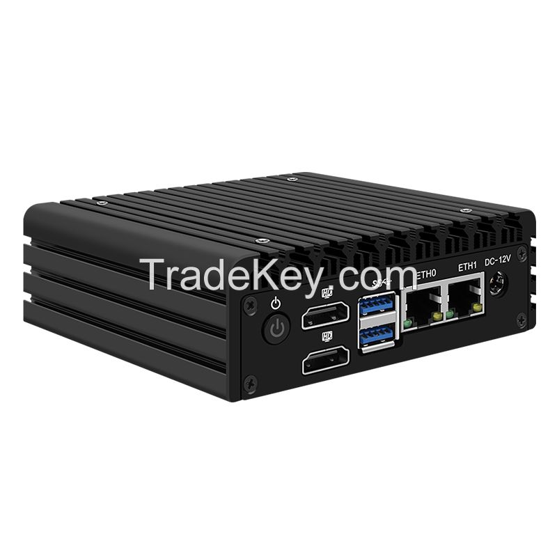  X86 P5 12th Gen Mini Router Intel i3 N305 N200 N100 N97 DDR5 Firewall PC 2xi226-V 2.5G LAN Fanless Mini PC Proxmox Server