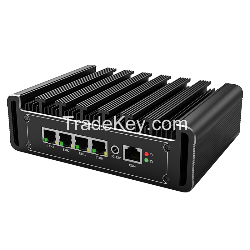 Solid Intel N100 Firewall Appliance 4x 2.5G LAN i226-V Fanless Mini PC N5105 N6000 J4125 NVMe Mini Computer pfSense Proxmox Host