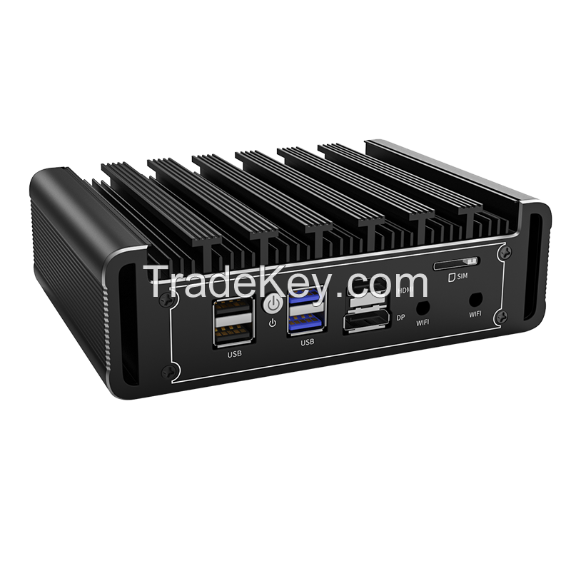 Solid Intel N100 Firewall Appliance 4x 2.5G LAN i226-V Fanless Mini PC N5105 N6000 J4125 NVMe Mini Computer pfSense Proxmox Host