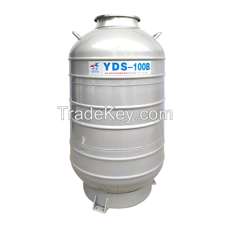 Cryogenic Aluminum Alloy Semen Storage Tank 100L liquid nitrogen container YDS-100B-210