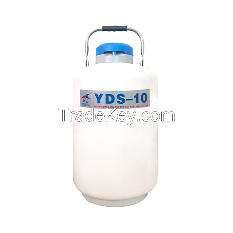 Cryogenic Aluminum Alloy Semen Storage Tank 10L liquid nitrogen container YDS-10