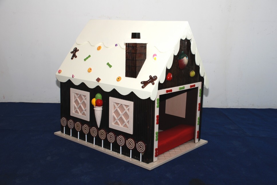 Designer Doghouses: Gingerbread House Model
