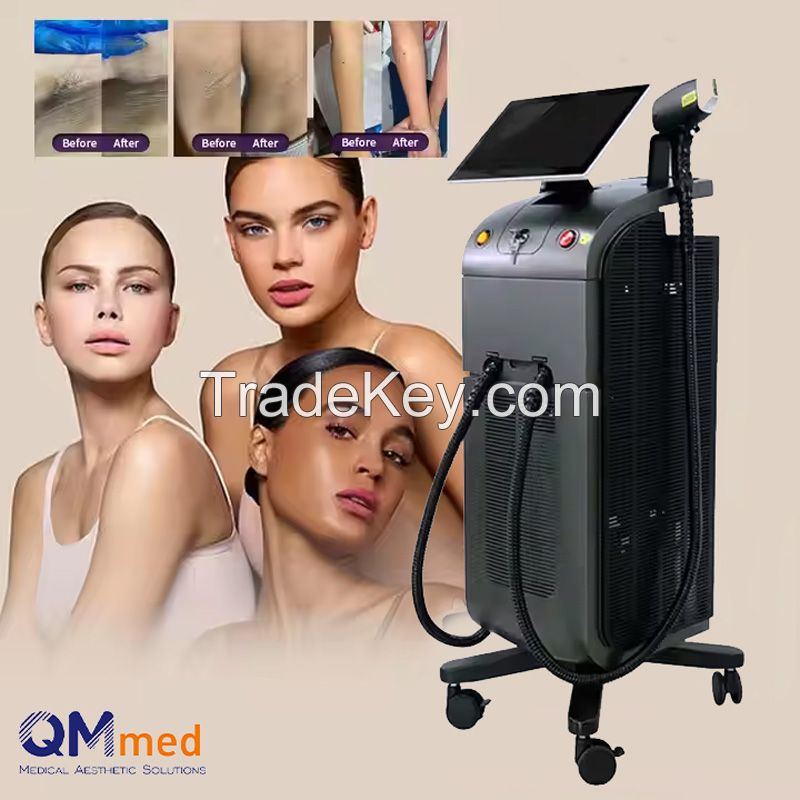 Ice Titanium 755nm 808nm 1064nm Laser Hair Removal Machine