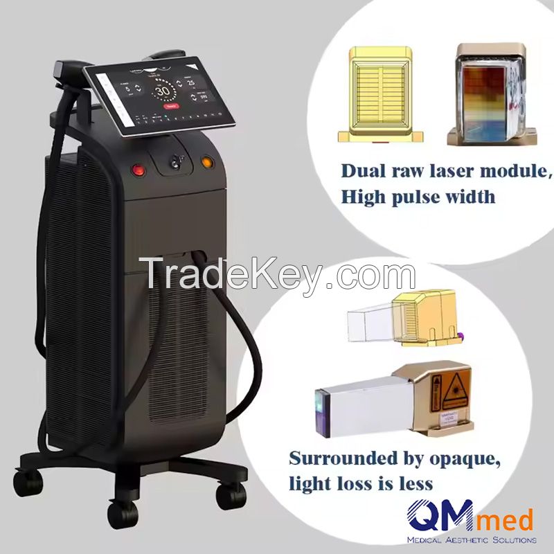 Ice Titanium 755nm 808nm 1064nm Laser Hair Removal Machine