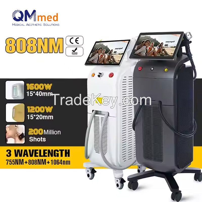 Ice Titanium 755nm 808nm 1064nm Laser Hair Removal Machine