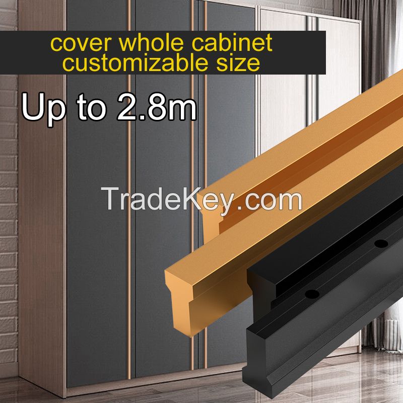 cabinet handle door handle wardrobe handle T-SHAPED aluminum alloy handless handle. Product Model Z-812.