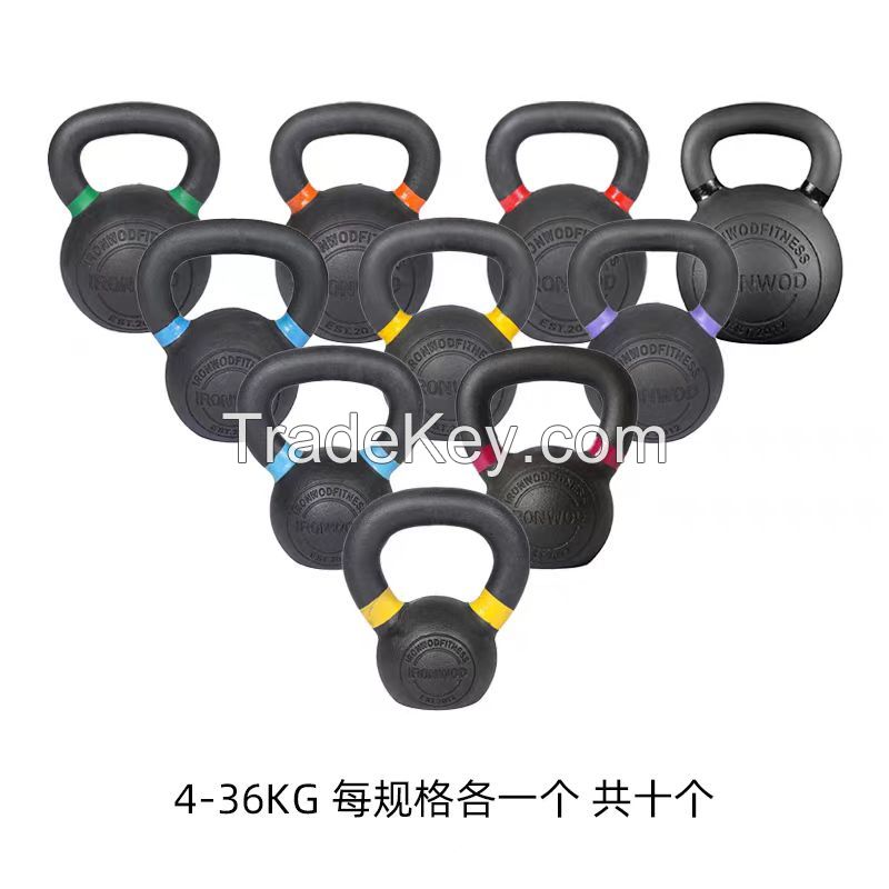 high-quality iron kettlebell, Can accept custom logo request, according to the needs of different weights and styles