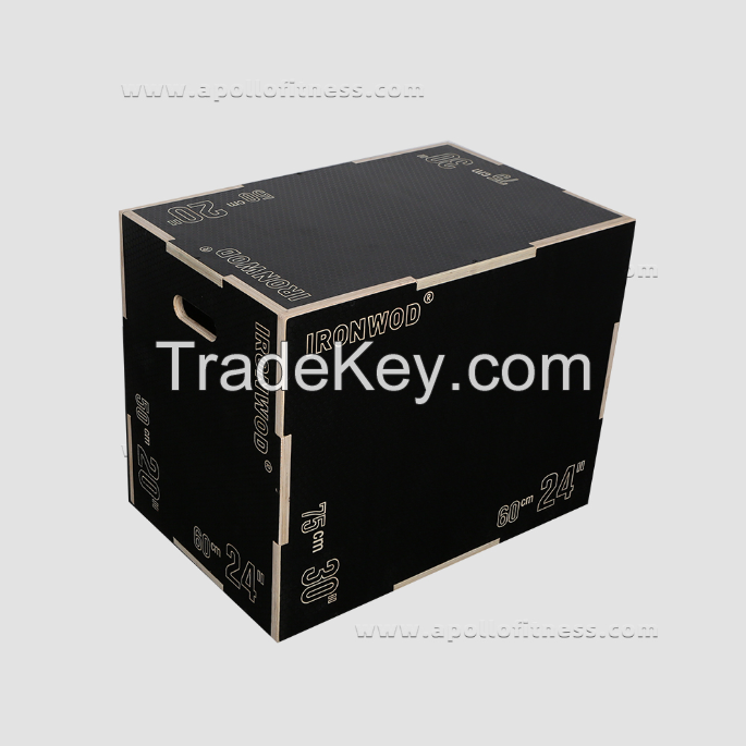 Jump Training Plyo Box - Custom Logo, High-Quality 75x50x60cm with PVC or woodenCover