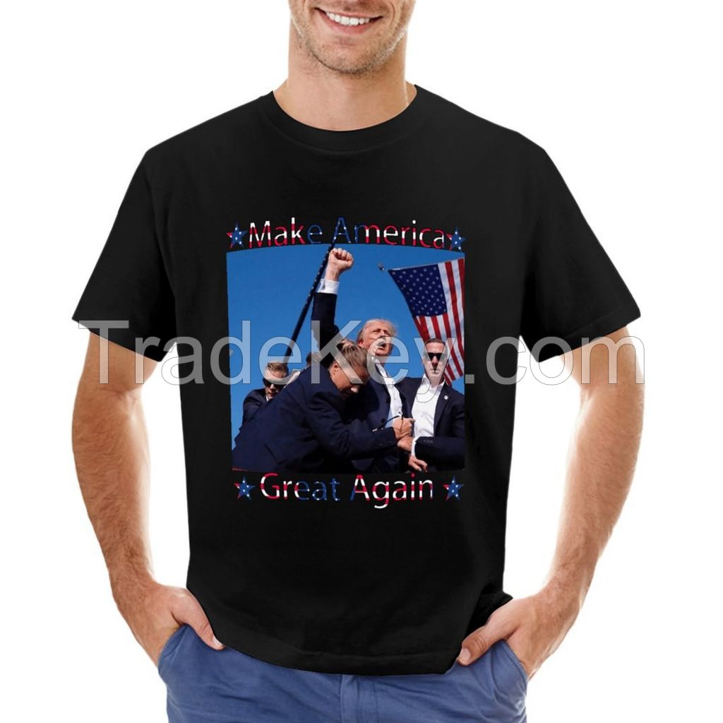 Donald Tru 2024 Survived Shot At Election Rally Men T-Shirt, Tru Fist Make America Great Shirt