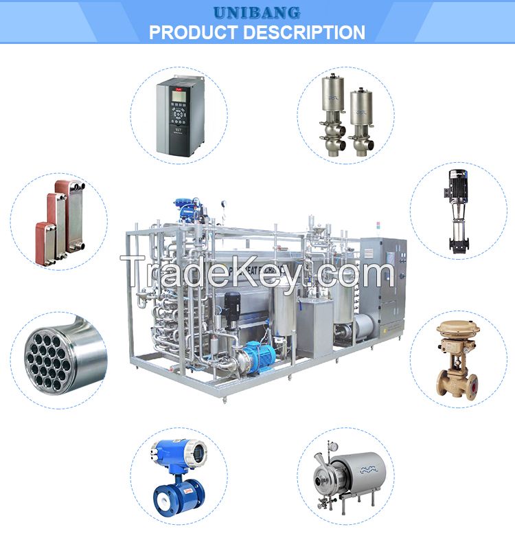 Milkling machine milk uht pasteurization machine