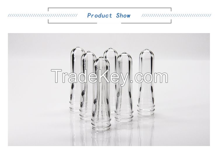 Water Bottles Plastic PET Preforms  30mm Neck Type