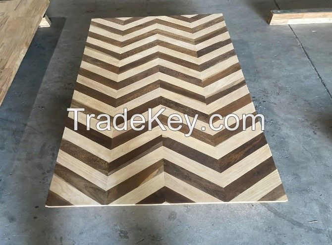 HEVEA AND SAMAN CHEVRON FINGER JOINT BOARD